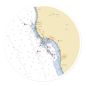 Pillar Point Harbor (El Granada, CA) NOAA Chart Sticker