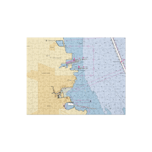 Oyster Point Fuel Dock (Brisbane, CA) NOAA Chart Jigsaw Puzzle