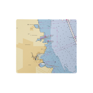 Oyster Point Marina (Brisbane, CA) NOAA Chart  Gaming Mouse Pad