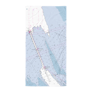 Brisbane Marina (Brisbane, CA) NOAA Chart Towel