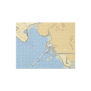 San Leandro Marina (Oakland, CA) NOAA Chart Jigsaw Puzzle