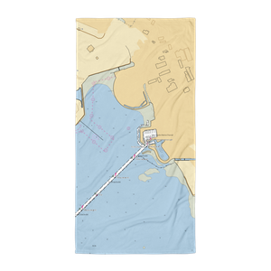 San Leandro Marina (Oakland, CA) NOAA Chart Towel