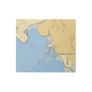 San Leandro Marina (Oakland, CA) NOAA Chart  Gaming Mouse Pad