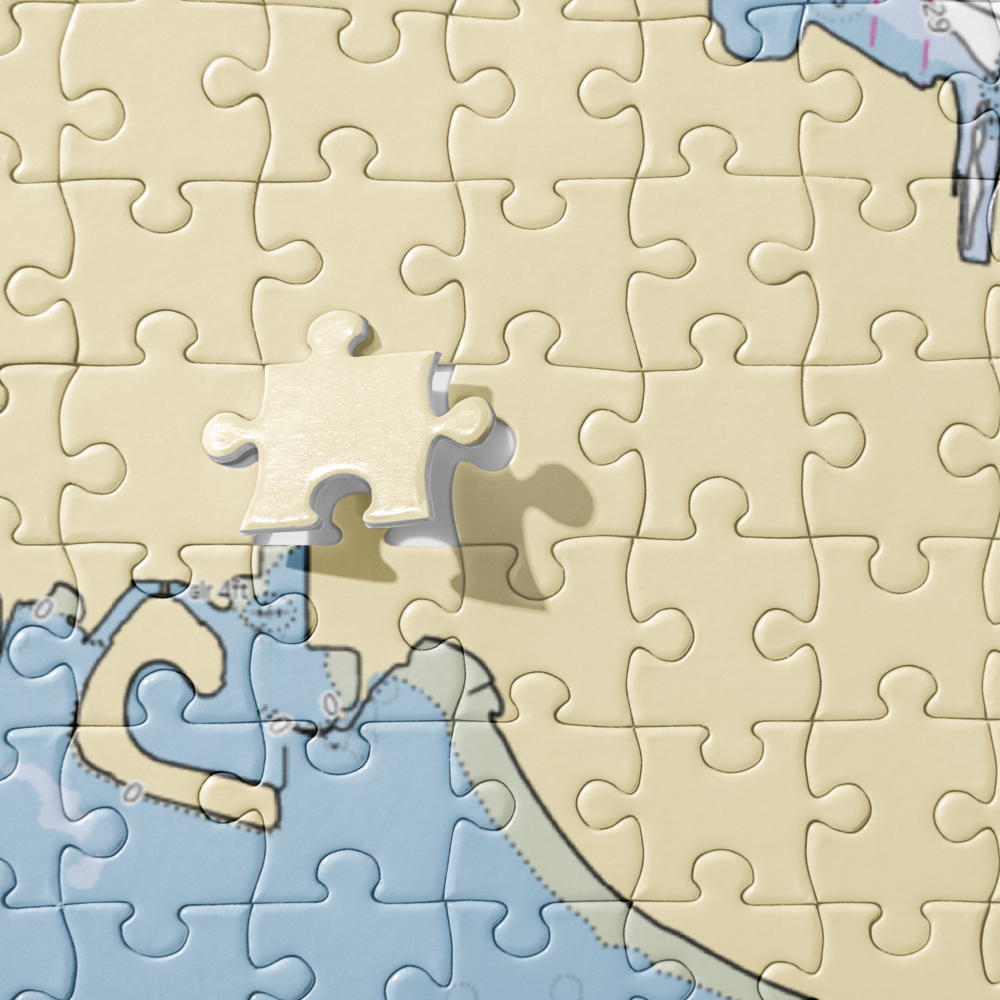 Safe Harbor Ballena Isle (Alameda, CA) NOAA Chart Jigsaw Puzzle 