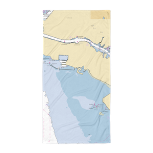 Safe Harbor Ballena Isle (Alameda, CA) NOAA Chart Towel