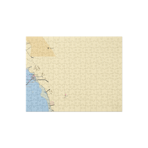 Lake Chabot (San Leandro, CA) NOAA Chart Jigsaw Puzzle