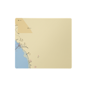 Lake Chabot (San Leandro, CA) NOAA Chart  Gaming Mouse Pad