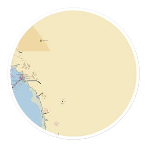 Lake Chabot (San Leandro, CA) NOAA Chart Sticker