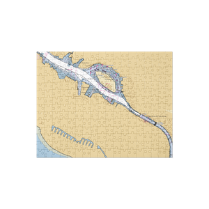 Island Yacht Club (Oakland, CA) NOAA Chart Jigsaw Puzzle