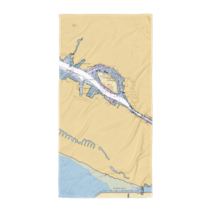 The Boatyard at Grand Marina (Alameda, CA) NOAA Chart Towel