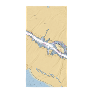 Fortman Marina (Alameda, CA) NOAA Chart Towel