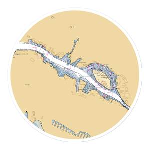 Fortman Marina (Alameda, CA) NOAA Chart Sticker