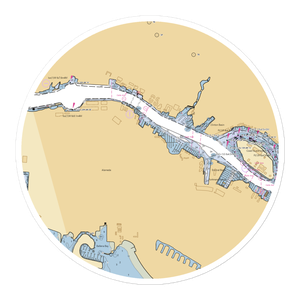 Marina Village Yacht Harbor (Alameda, CA) NOAA Chart Sticker