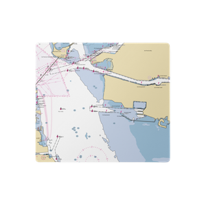 South Beach Yacht Club (San Francisco, CA) NOAA Chart  Gaming Mouse Pad