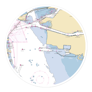 South Beach Yacht Club (San Francisco, CA) NOAA Chart Sticker