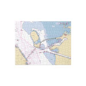 Treasure Isle Marina (San Francisco, CA) NOAA Chart Jigsaw Puzzle