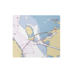 Treasure Isle Marina (San Francisco, CA) NOAA Chart  Gaming Mouse Pad