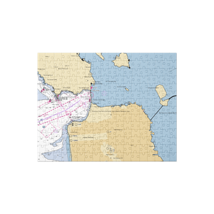 City Yachts (San Francisco, CA) NOAA Chart Jigsaw Puzzle