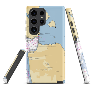 San Francisco Marina West Harbor (San Francisco, CA) NOAA Chart Samsung Phone Case