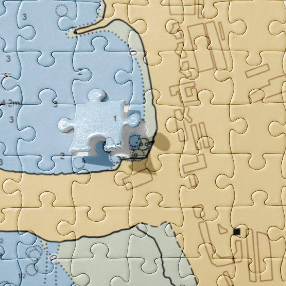 Emery Cove Yacht Harbor (Emeryville, CA) NOAA Chart Jigsaw Puzzle 