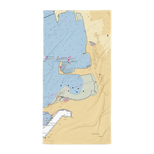 Emery Cove Yacht Harbor (Emeryville, CA) NOAA Chart Towel