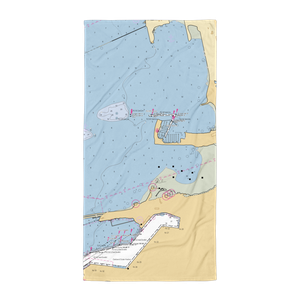 Safe Harbor Emeryville (Emeryville, CA) NOAA Chart Towel