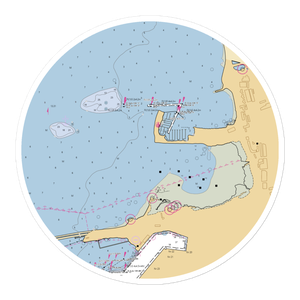 Safe Harbor Emeryville (Emeryville, CA) NOAA Chart Sticker