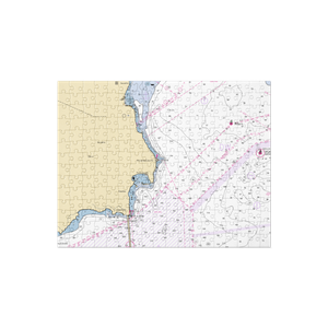 Presidio Yacht Club (San Francisco, CA) NOAA Chart Jigsaw Puzzle