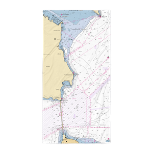 Presidio Yacht Club (San Francisco, CA) NOAA Chart Towel