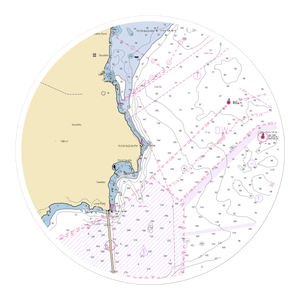 Presidio Yacht Club (San Francisco, CA) NOAA Chart Sticker