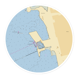 OCSC Sailing School (Berkeley, CA) NOAA Chart Sticker