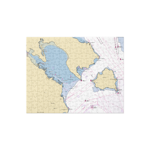 Corinthian Yacht Club of San Francisco (San Francisco, CA) NOAA Chart Jigsaw Puzzle