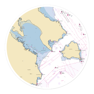 Corinthian Yacht Club of San Francisco (San Francisco, CA) NOAA Chart Sticker