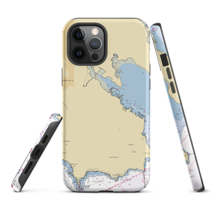 South Forty Floating Docks (Sausalito, CA) NOAA Chart  Tough iPhone Case