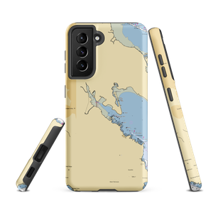 A-Dock Floating House Docks (Sausalito, CA) NOAA Chart Samsung Phone Case