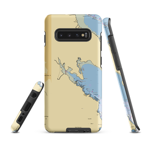 A-Dock Floating House Docks (Sausalito, CA) NOAA Chart Samsung Phone Case