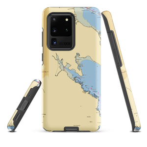 A-Dock Floating House Docks (Sausalito, CA) NOAA Chart Samsung Phone Case