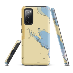 Yellow Dock Floating House Docks (Sausalito, CA) NOAA Chart Samsung Phone Case