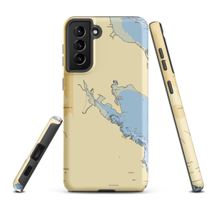 Six And A Half Floating House Docks (Sausalito, CA) NOAA Chart Samsung Phone Case