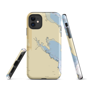 Six And A Half Floating House Docks (Sausalito, CA) NOAA Chart  Tough iPhone Case