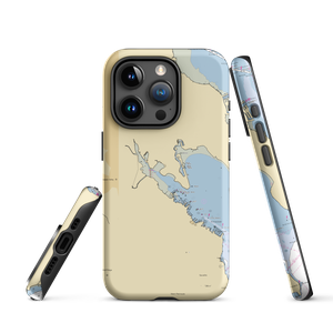 Six And A Half Floating House Docks (Sausalito, CA) NOAA Chart  Tough iPhone Case