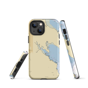 Six And A Half Floating House Docks (Sausalito, CA) NOAA Chart  Tough iPhone Case