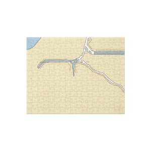 Rivers End Marina & RV Park (Byron, CA) NOAA Chart Jigsaw Puzzle