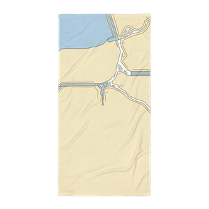 Rivers End Marina & RV Park (Byron, CA) NOAA Chart Towel