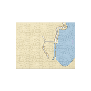 Lazy M Marina (Byron, CA) NOAA Chart Jigsaw Puzzle