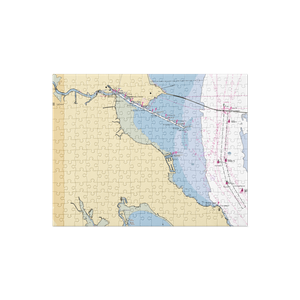 Paradise Cay Harbor (San Quentin, CA) NOAA Chart Jigsaw Puzzle