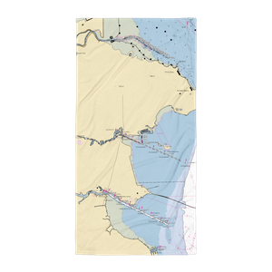 Lowrie Yacht Harbor (San Rafael, CA) NOAA Chart Towel