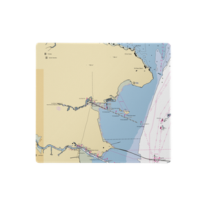 Lowrie Yacht Harbor (San Rafael, CA) NOAA Chart  Gaming Mouse Pad