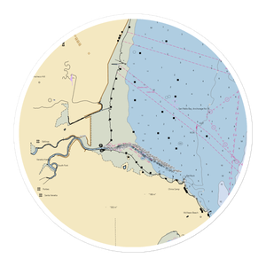 Buck's Launching (Novato, CA) NOAA Chart Sticker