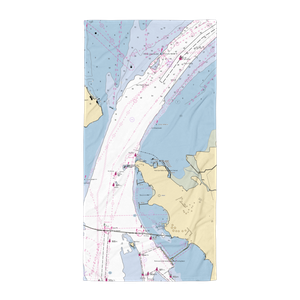 Point San Pablo Harbor (Richmond, CA) NOAA Chart Towel